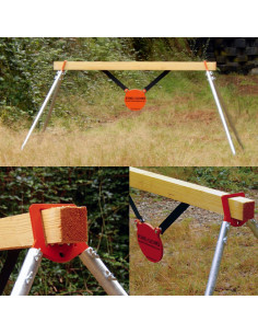 4 tubes pieds pour portique porte gong de tir - KING GONG 2