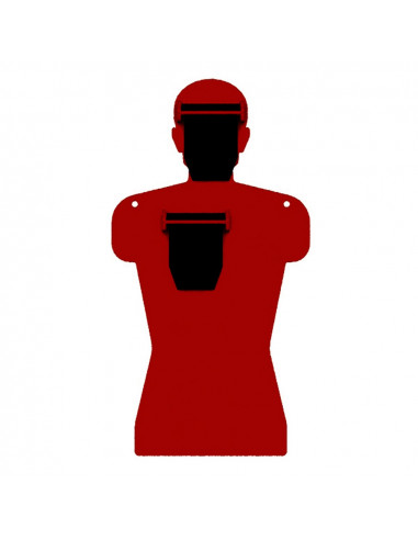 Cible de tir type silhouette Predator Anatomic - KING GONG