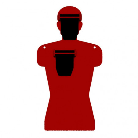 Cible de tir type silhouette Predator Anatomic - KING GONG