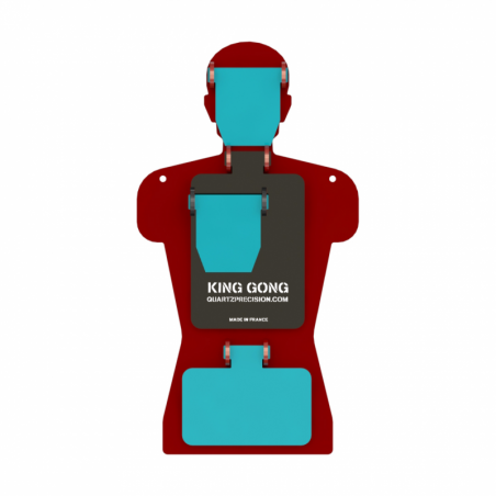 Cible de tir type silhouette Predator Anatomic Evo - KING GONG