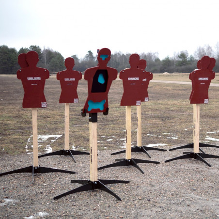 Predator Anatomic Evo silhouette type shooting target - KING GONG