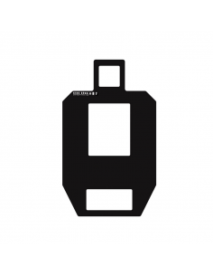 Pochoir cible USPSA zone de travail A7 - KING GONG