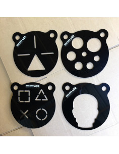 Set of 4 stencils types C1 to C4 for gong 200V2 - KING GONG 2