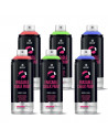 6 cans of erasable chalk paint for target stencils - KING GONG