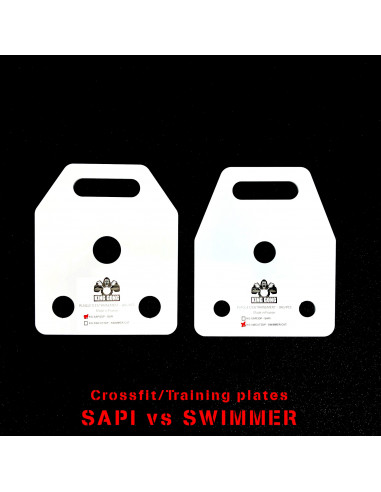 2 SAPI training plates 3kg - KING GONG