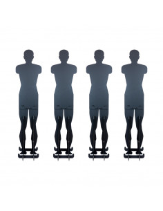 Lot 4 supports cible Predator en carton - KING GONG