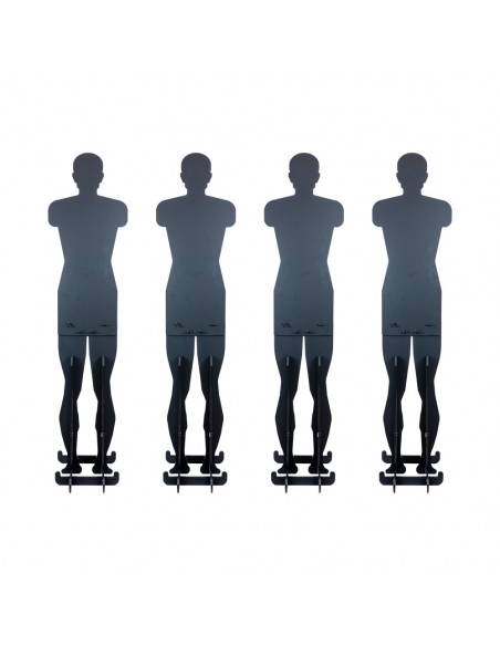 Lot 4 supports cible Predator en carton - KING GONG