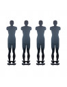 Set of 4 cardboard Predator target supports - KING GONG