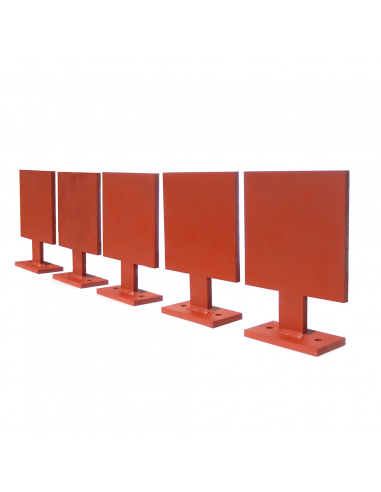 Jeu de 5 gongs de tir compétition FFTir TAR Tir Armes Réglementaires