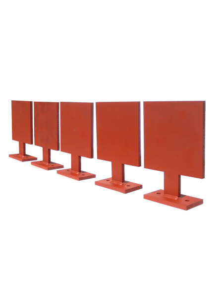 Set of 5 competition shooting gongs FFTir TAR