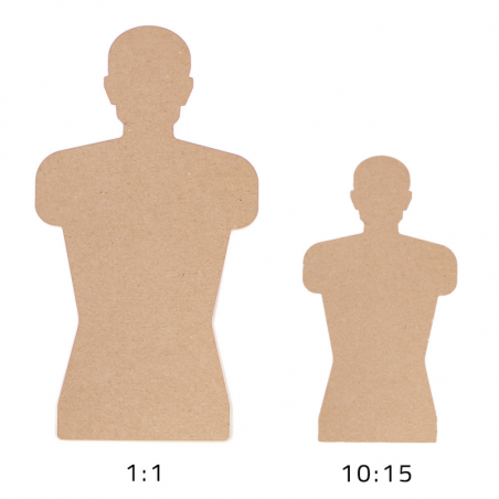 100 Predator cardboard targets 1:1 3 zones type B7 - KING GONG