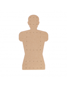 100 Predator cardboard targets 1:1 3 zones type B7 - KING GONG