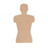 100 Predator cardboard targets 1:1 3 zones type B7 - KING GONG