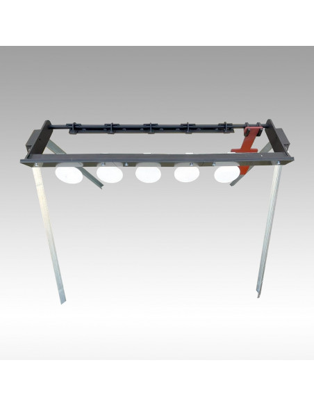 Reactive automatic shooting tree, 5 targets + 1 reset target - KING GONG