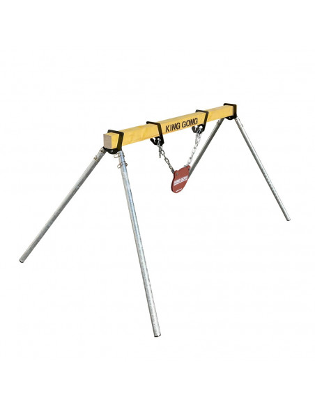 Quick Stand metal shooting gong gantry with hanger - KING GONG