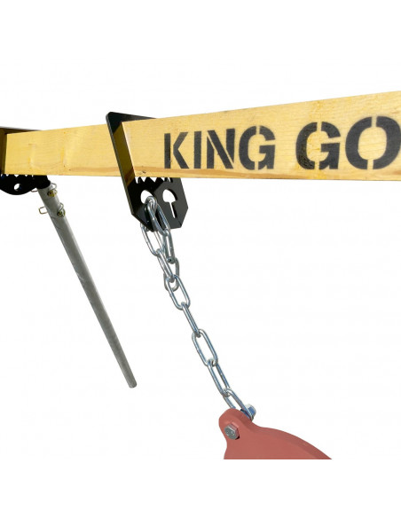 Quick Stand metal shooting gong gantry with hanger - KING GONG