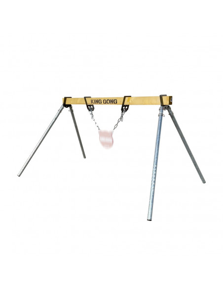 Quick Stand metal shooting gong gantry with hanger - KING GONG