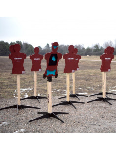 Complete support for Predator silhouette gong target - KING GONG