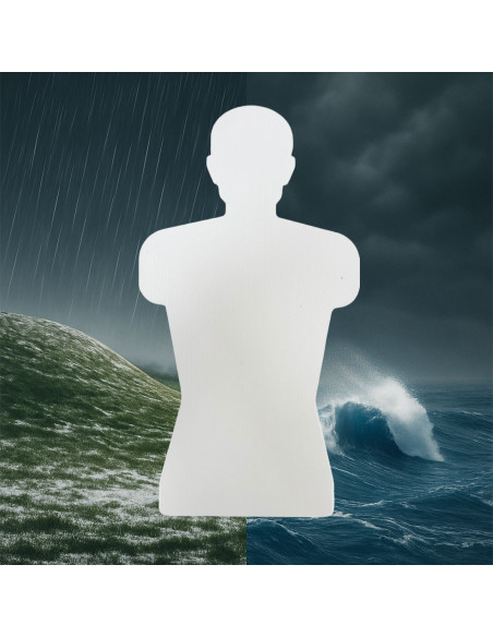 KING GONG – Box of 50 StormLine Shooting Target Human Silhouettes Predator® 1:1