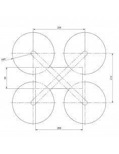 KING GONG StormLine 7-Inch Drone Targets – Rot-Proof 2