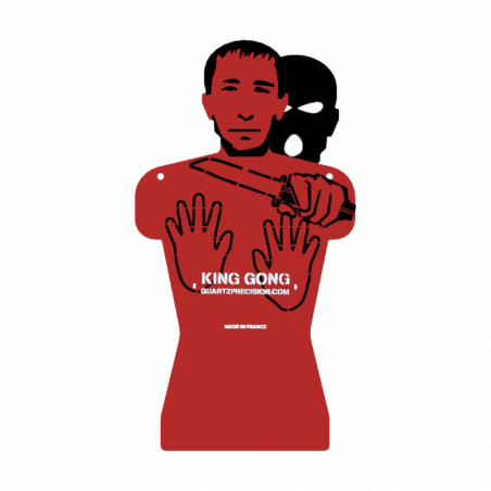 Set de 4 pochoirs Inox pour cible Predator - KING GONG