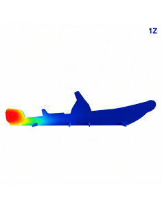 RIB 240 Thermal 1Z — Illustration de la zone de chauffe, pas une image thermique réelle.