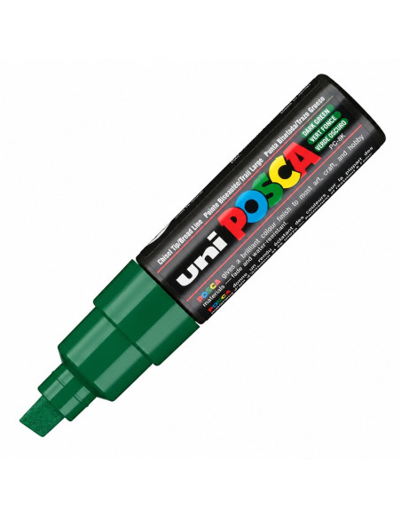 POSCA PC-8K Green - 8 mm broad chisel Paint Marker