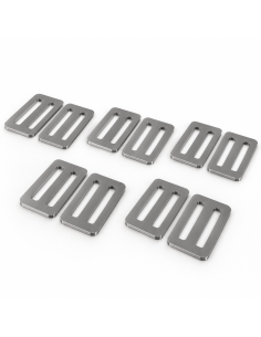 Passants inox 45 mm STRAP LOCK - 5 paires | KING GONG