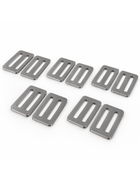 Passants inox 45 mm STRAP LOCK - 5 paires | KING GONG