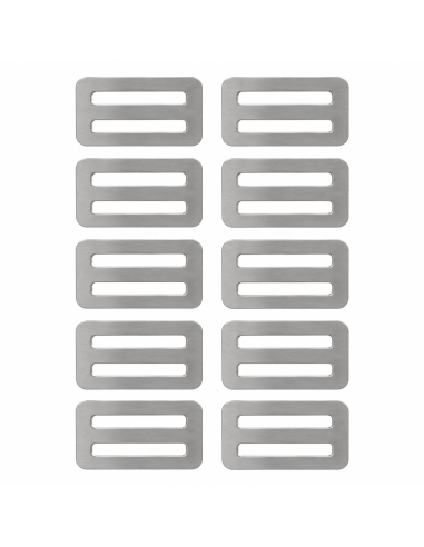 STRAP LOCK 45 Stainless Steel Slides - 5 Pairs | KING GONG