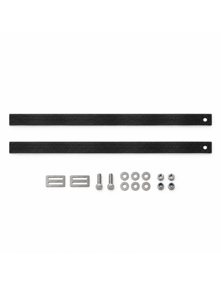 KING GONG STRAP KIT KG-SGK1 - Two 75 cm straps, stainless steel slides and M10 hardware for one gong