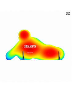 Sniper Thermal 3Z — Heating zones illustration, not an actual thermal image.