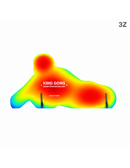 Sniper Thermal 3Z — Heating zones illustration, not an actual thermal image.